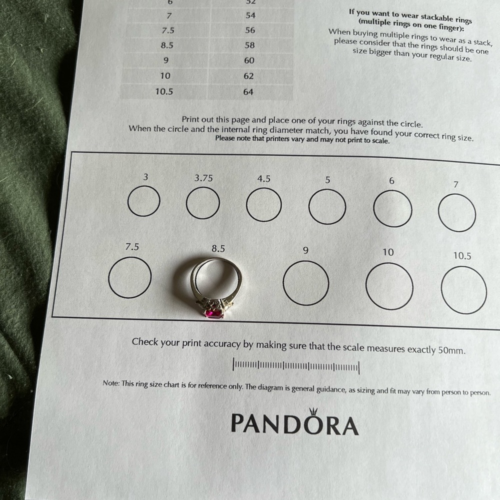 Pandora Raspberry Ring - Picture 6 of 6